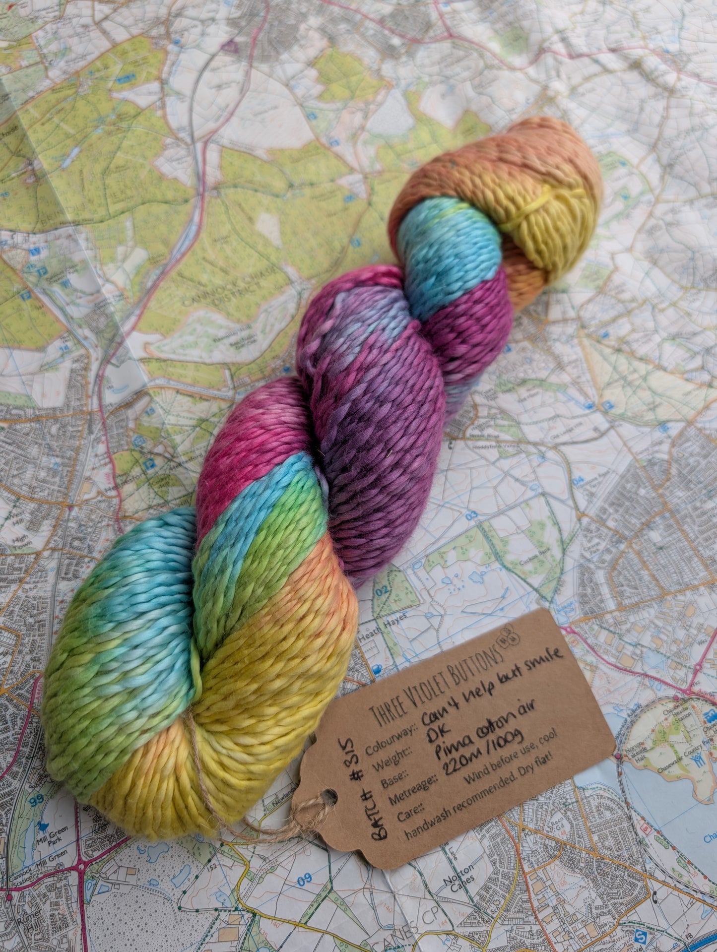 Can't help but smile :: pima cotton air DK