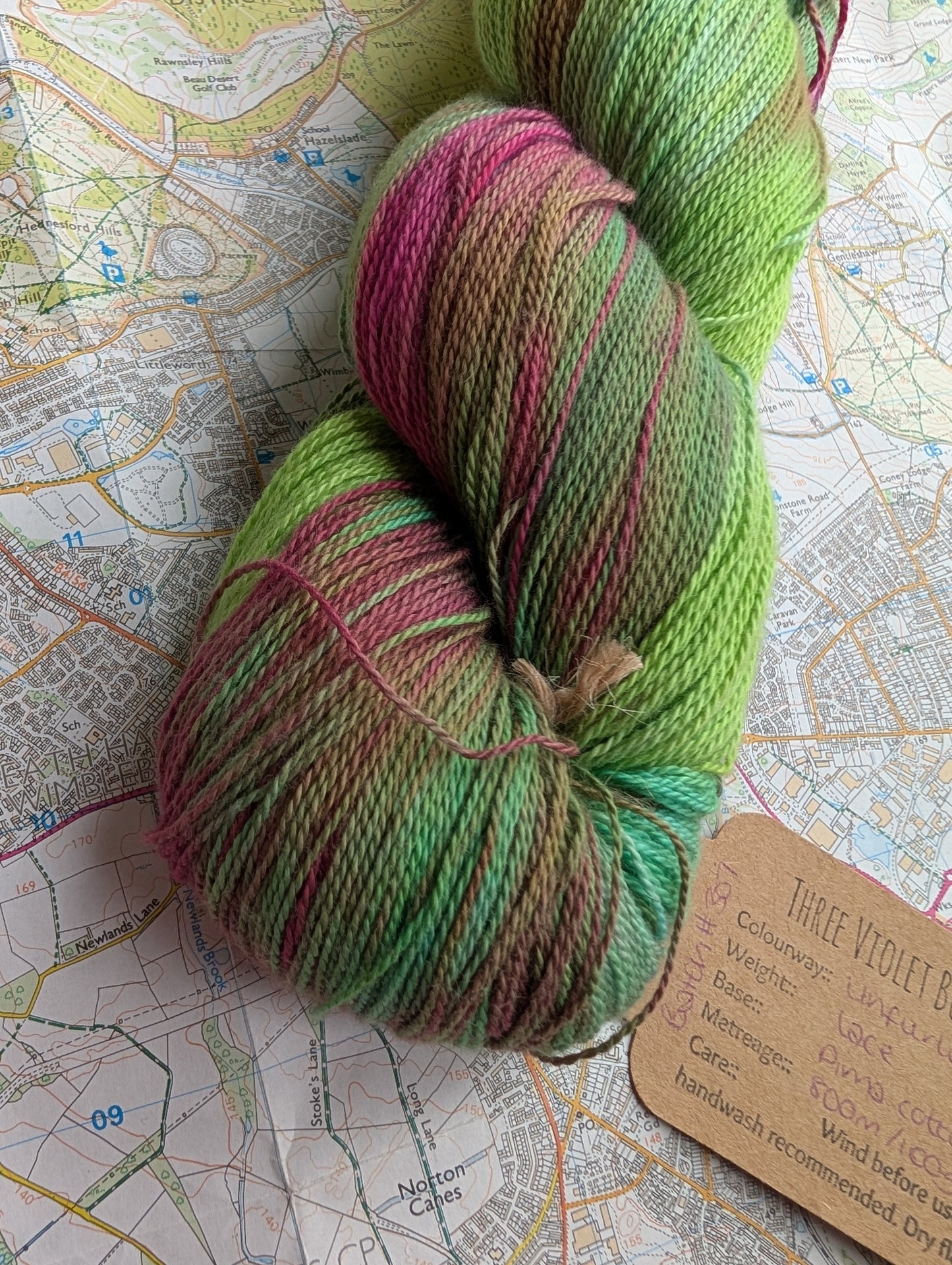 Unfurling :: pima cotton lace