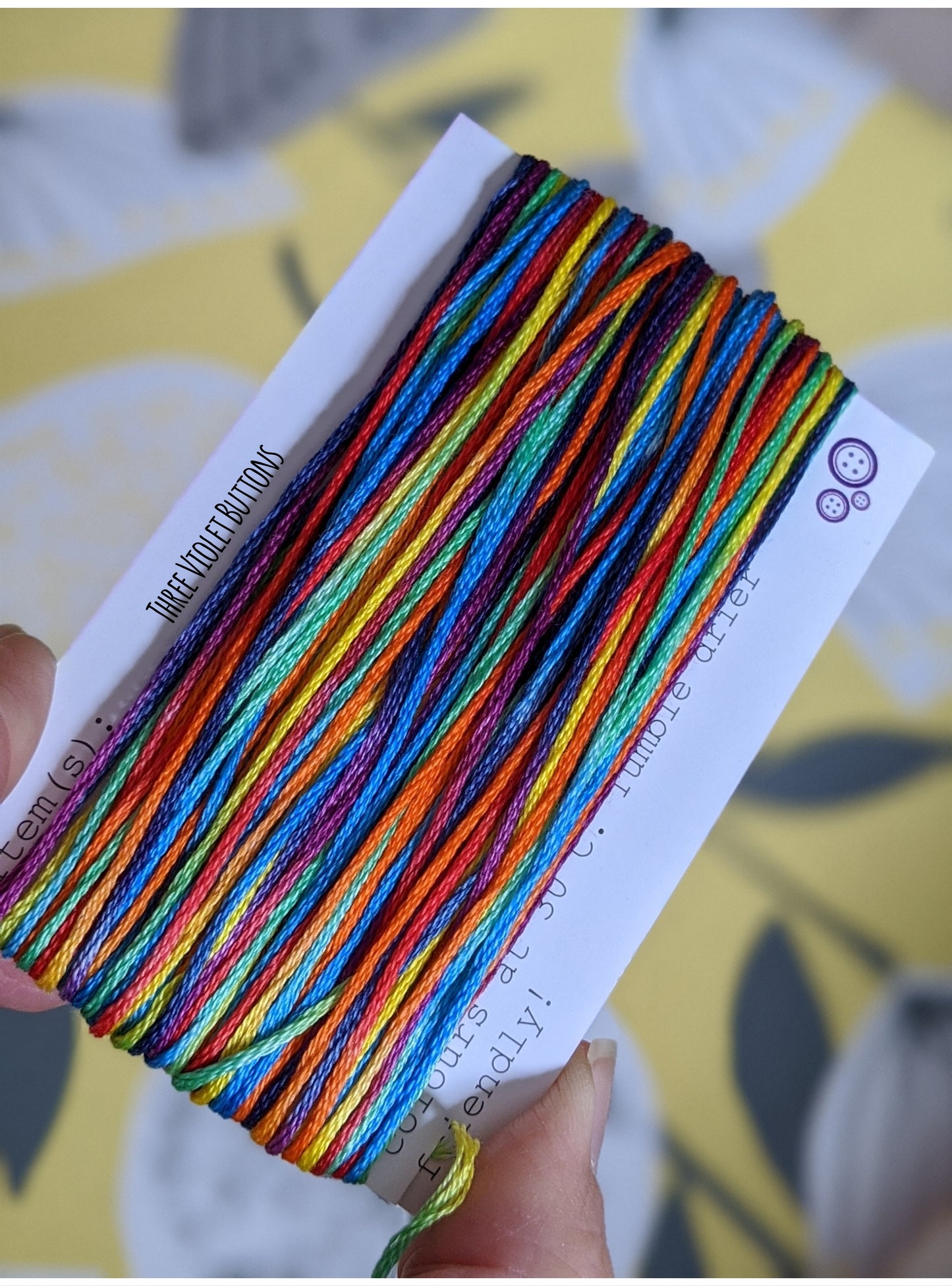 Rainbow Seven 6 strand embroidery thread :: 10m