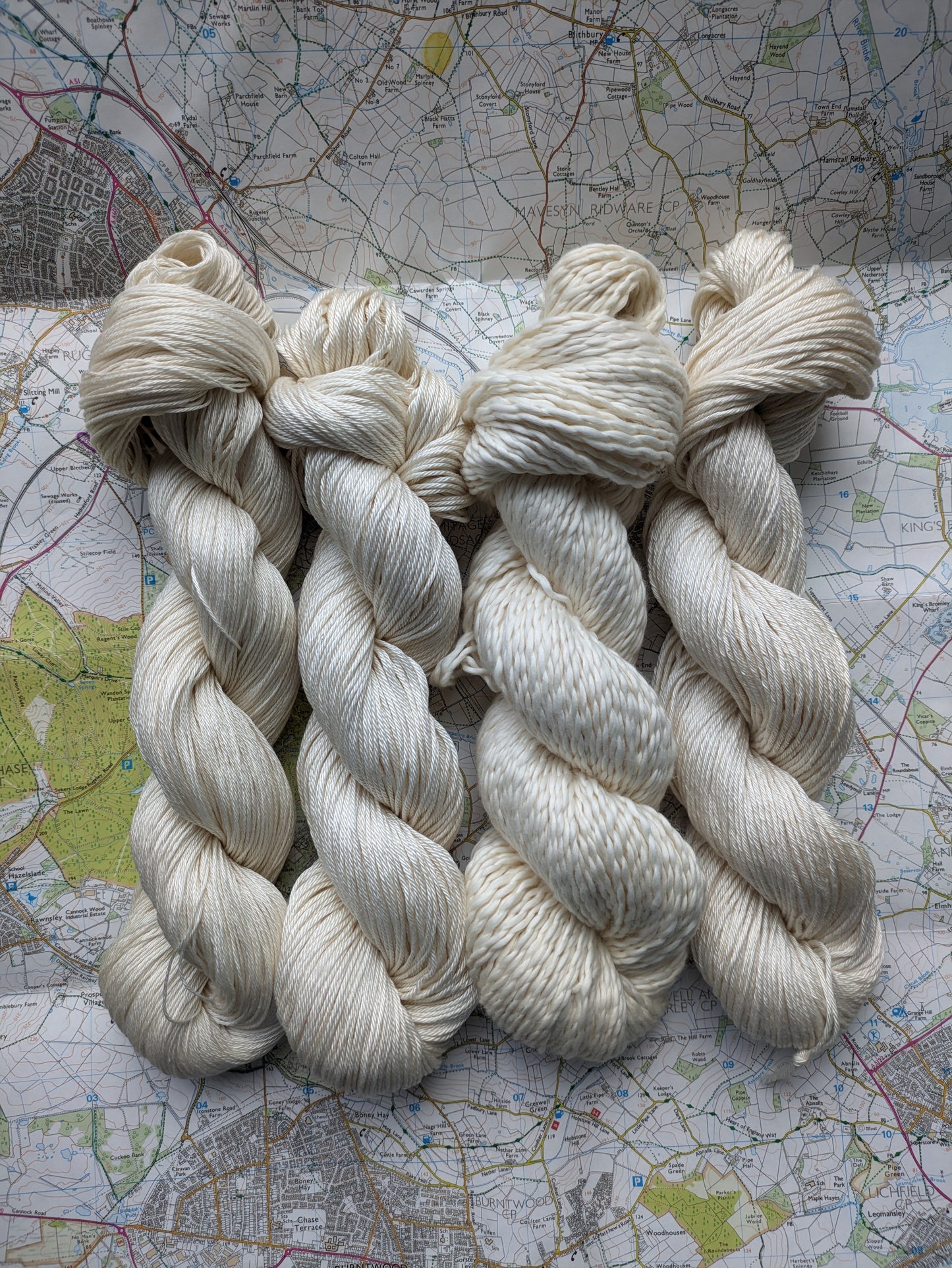 Undyed pima cotton :: 50g/100g