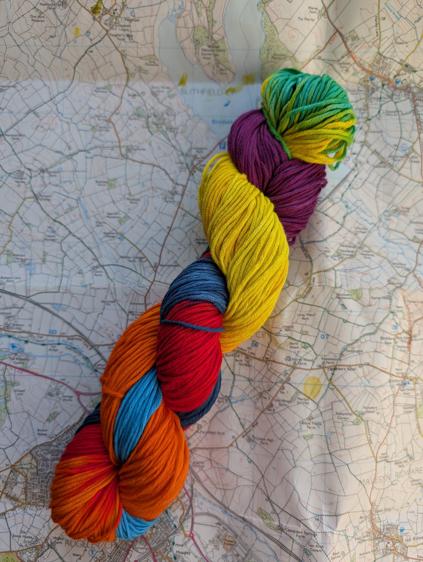 Rainbow Seven :: bamboo/cotton DK