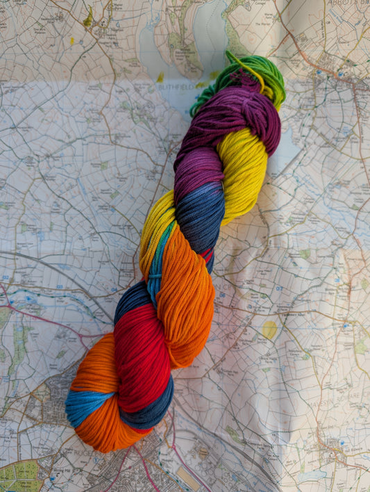 Rainbow Seven :: bamboo/cotton DK