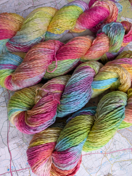 Sherbet Trails:: pima cotton air DK