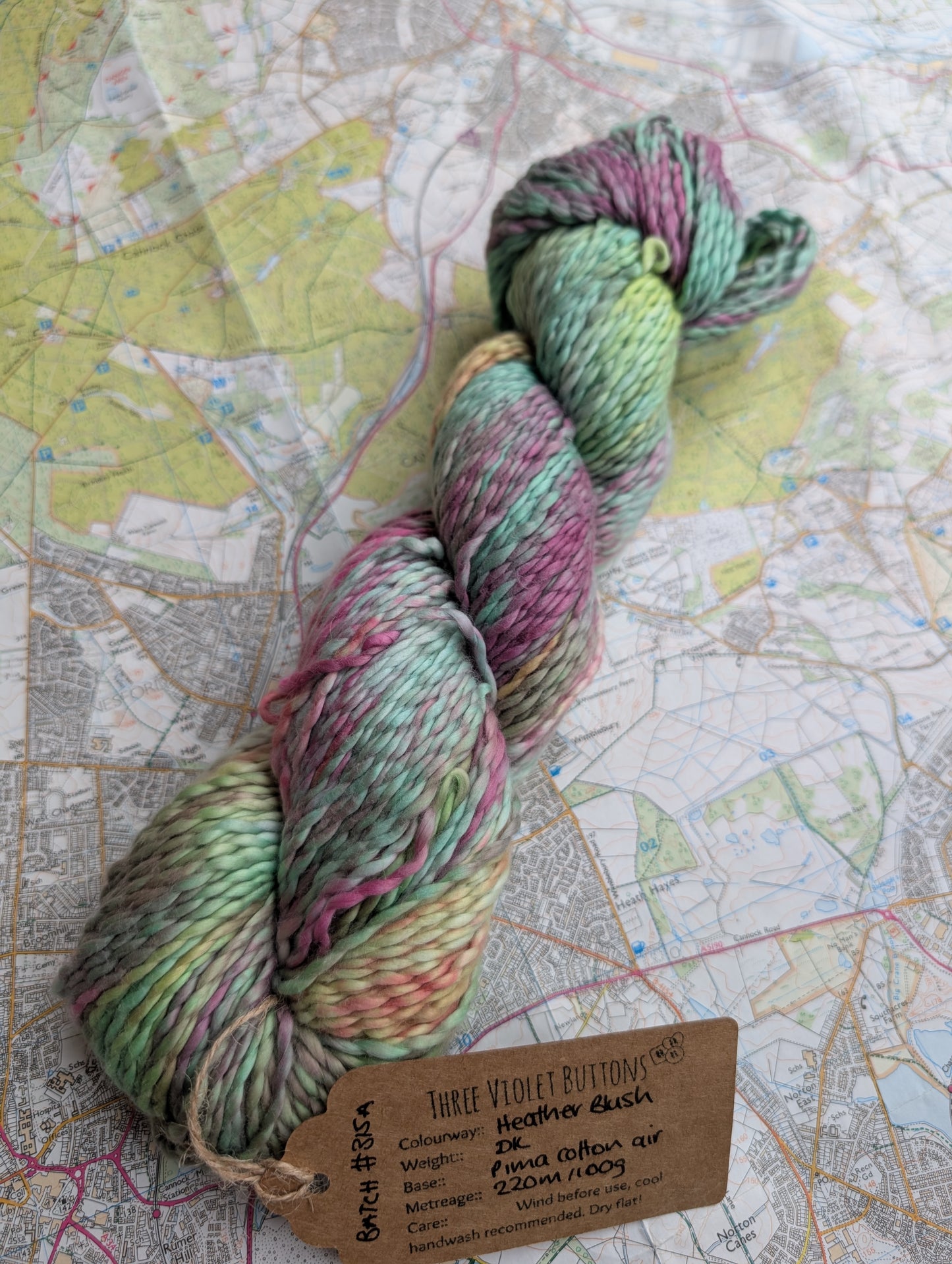 Heather :: pima cotton air DK