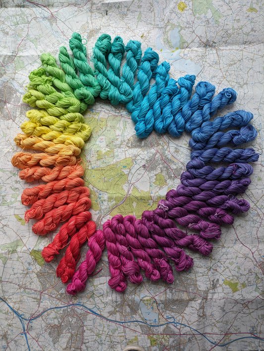 Allll the colours! :: pima cotton DK :: 39 x 20g