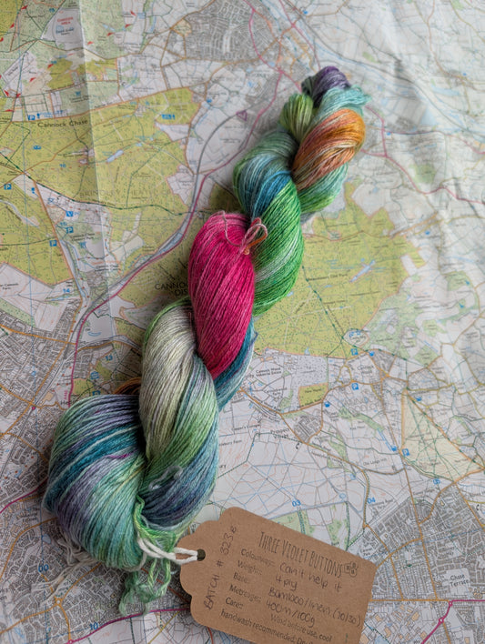 Can't help it :: bamboo/linen 4 ply